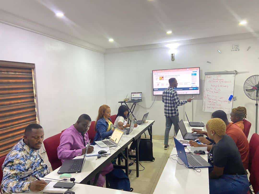 social media strategy training in a digital marketing training in Lagos Nigeria